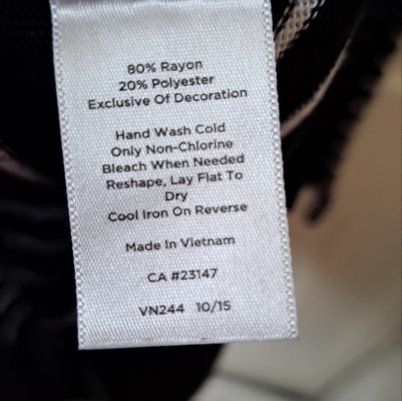 Talbots striped fooler top. - Picture 3 of 4